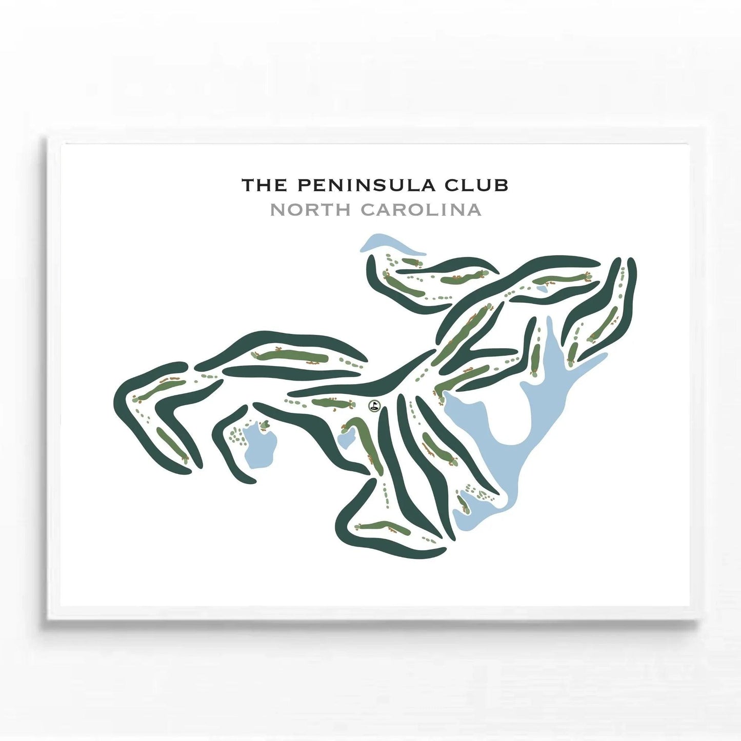The Peninsula Club, North Carolina - Printed Golf Courses