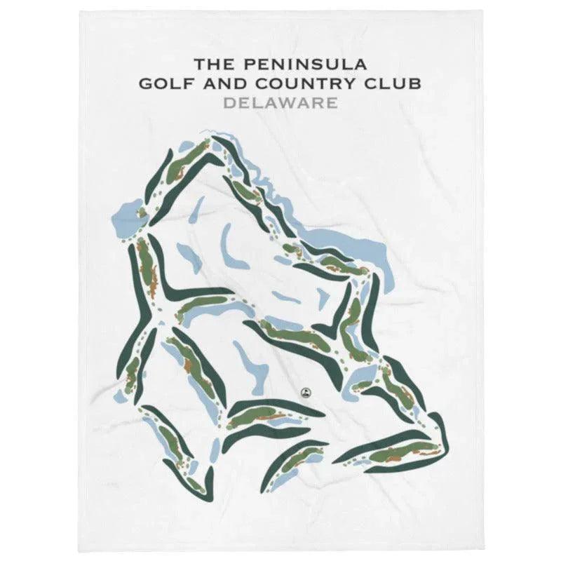 The Peninsula Golf & Country Club, Delaware - Printed Golf Courses
