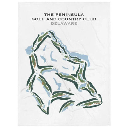 The Peninsula Golf & Country Club, Delaware - Printed Golf Courses