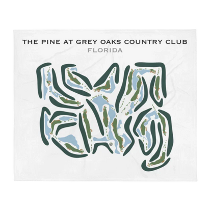 The Pine at Grey Oaks Country Club, Florida - Printed Golf Courses