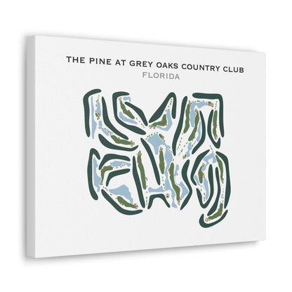 The Pine at Grey Oaks Country Club, Florida - Printed Golf Courses