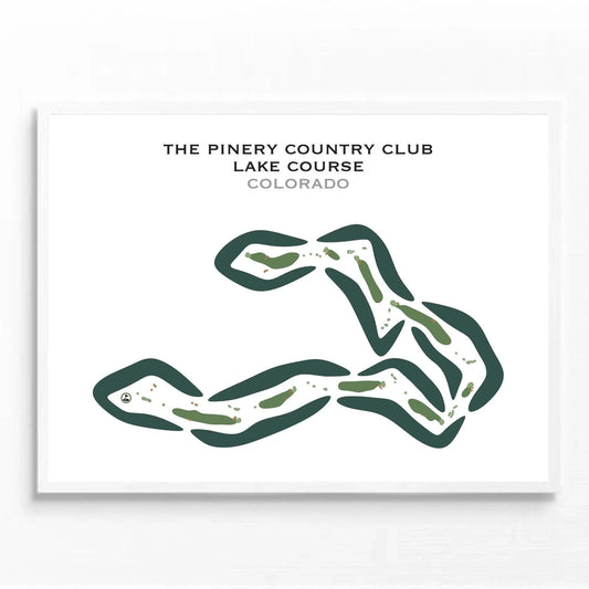 The Pinery Country Club, Lake Course, Colorado - Printed Golf Courses