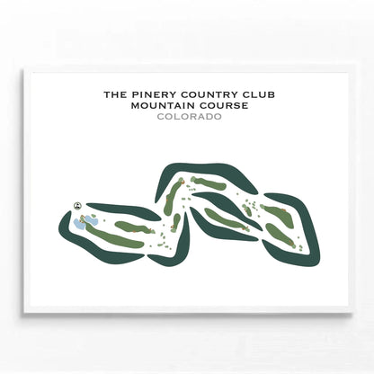 The Pinery Country Club, Mountain Course, Colorado - Printed Golf Courses