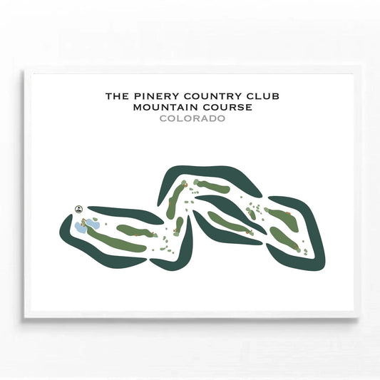 The Pinery Country Club, Mountain Course, Colorado - Printed Golf Courses