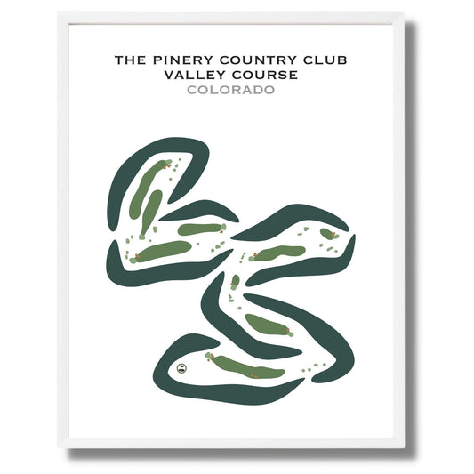 The Pinery Country Club, Valley Course, Colorado - Printed Golf Courses