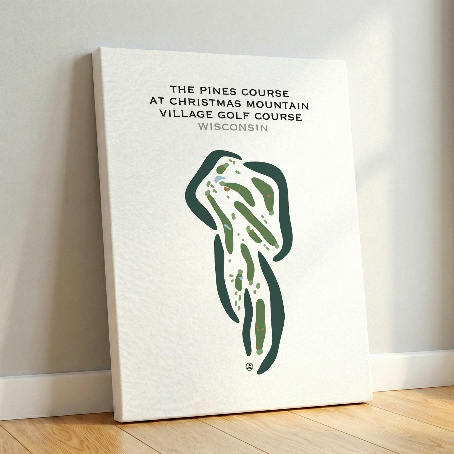 The Pines at Christmas Mountain Village Golf Course, Wisconsin - Printed Golf Courses