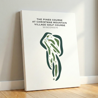 The Pines at Christmas Mountain Village Golf Course, Wisconsin - Printed Golf Courses