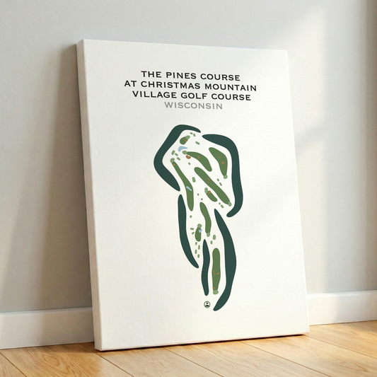 The Pines at Christmas Mountain Village Golf Course, Wisconsin - Printed Golf Courses