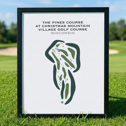 The Pines at Christmas Mountain Village Golf Course, Wisconsin - Printed Golf Courses