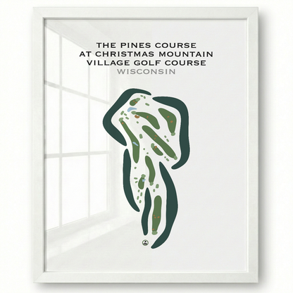 The Pines at Christmas Mountain Village Golf Course, Wisconsin - Printed Golf Courses