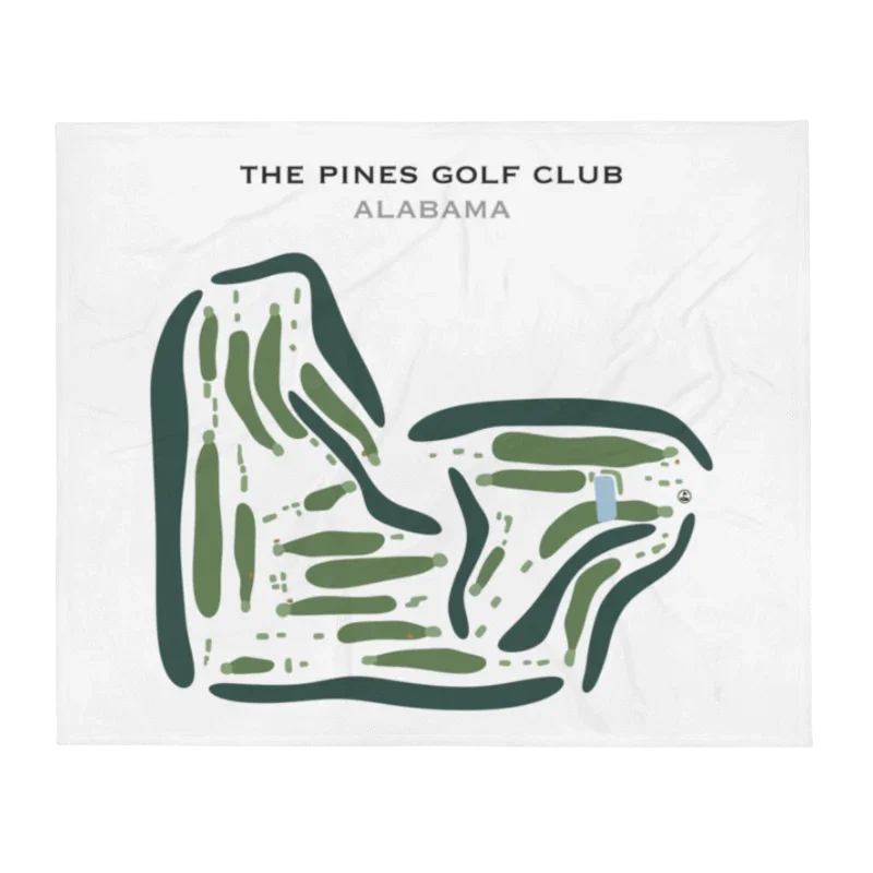 The Pines Golf Club, Alabama - Printed Golf Courses