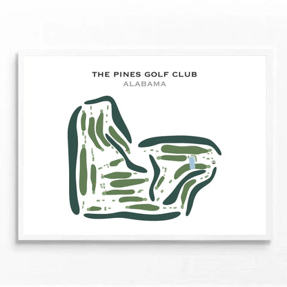 The Pines Golf Club, Alabama - Printed Golf Courses