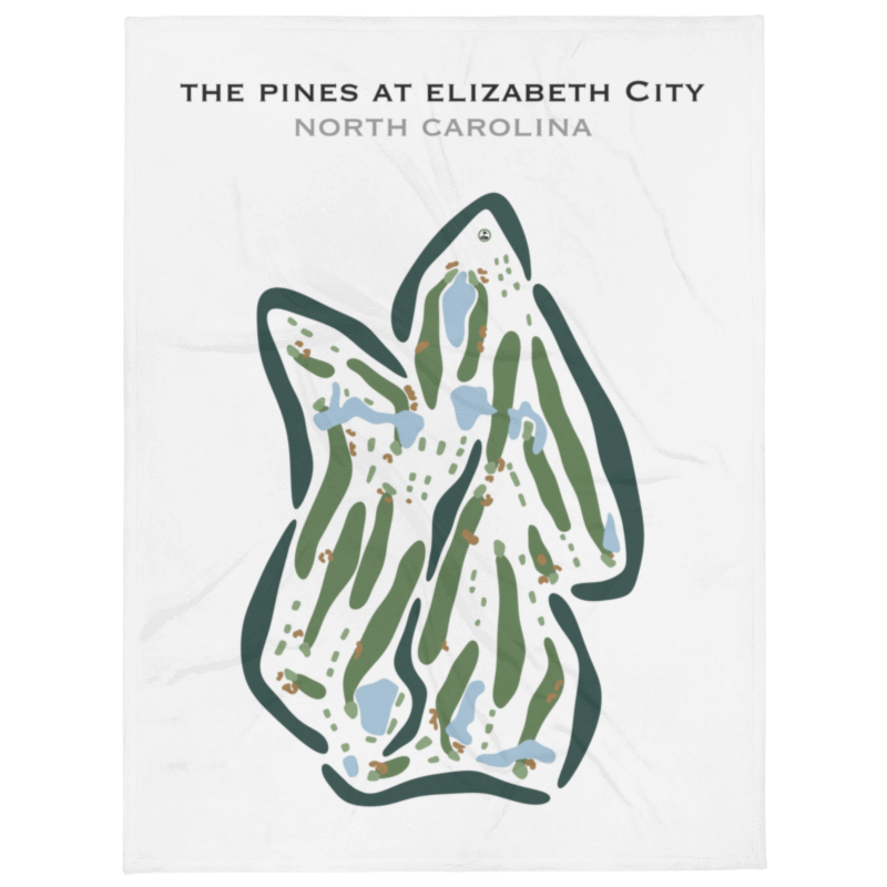 The Pines at Elizabeth City, North Carolina - Printed Golf Courses