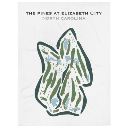 The Pines at Elizabeth City, North Carolina - Printed Golf Courses