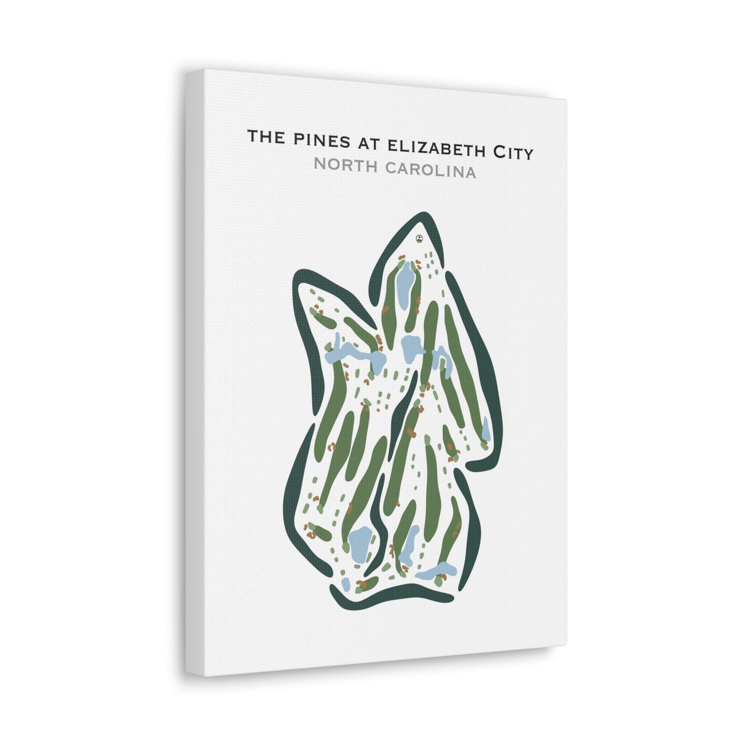 The Pines at Elizabeth City, North Carolina - Printed Golf Courses