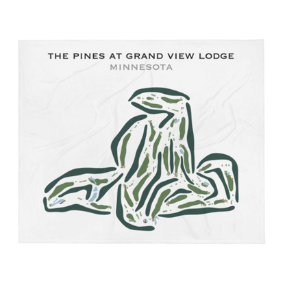 The Pines Golf Course at Grand View Lodge, Minnesota - Printed Golf Courses