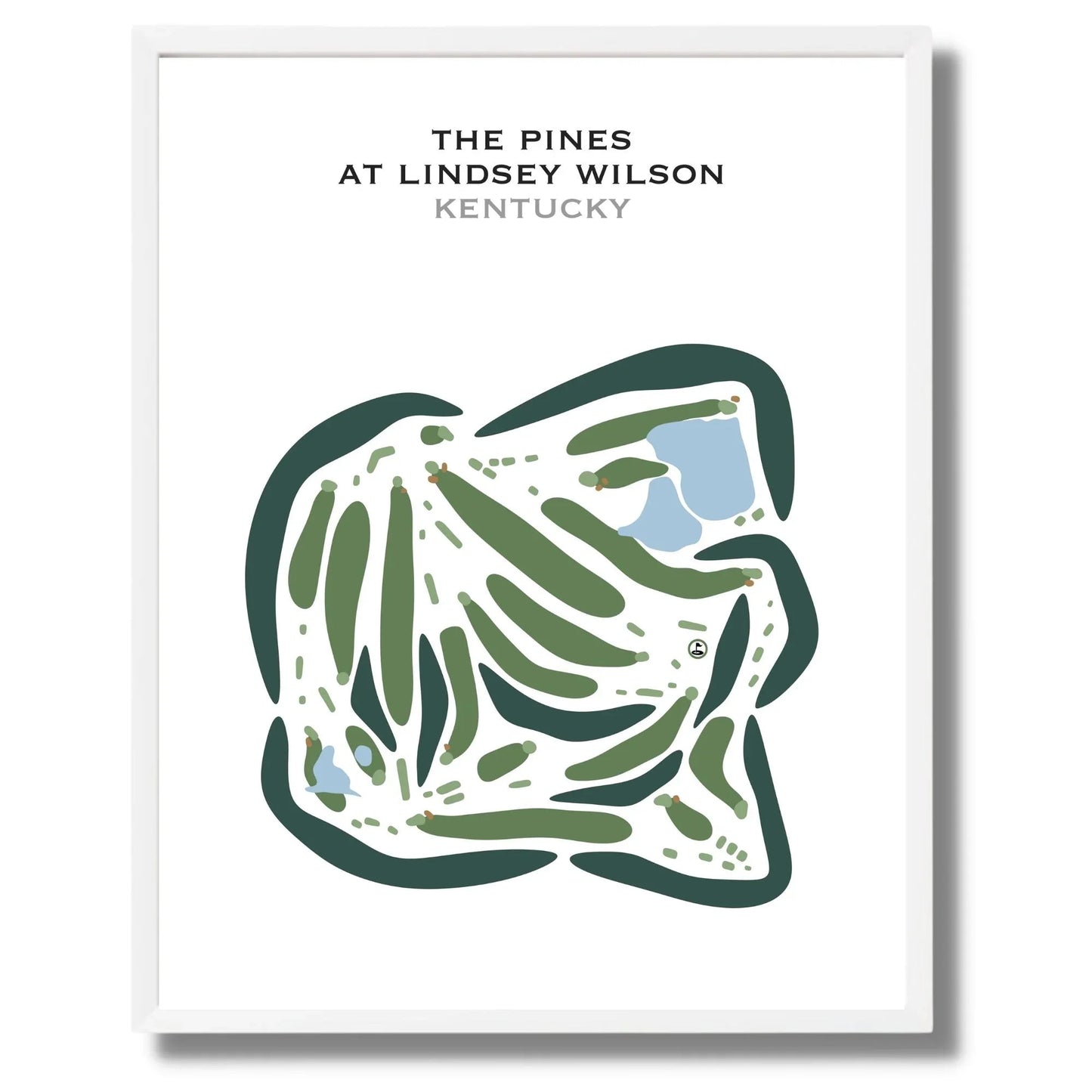 The Pines at Lindsey Wilson, Kentucky - Printed Golf Courses