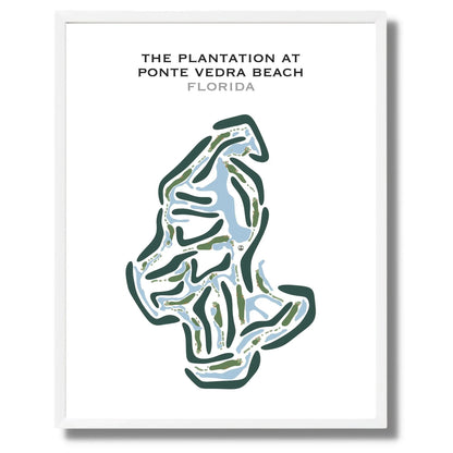 The Plantation at Ponte Vedra Beach, Florida - Printed Golf Courses