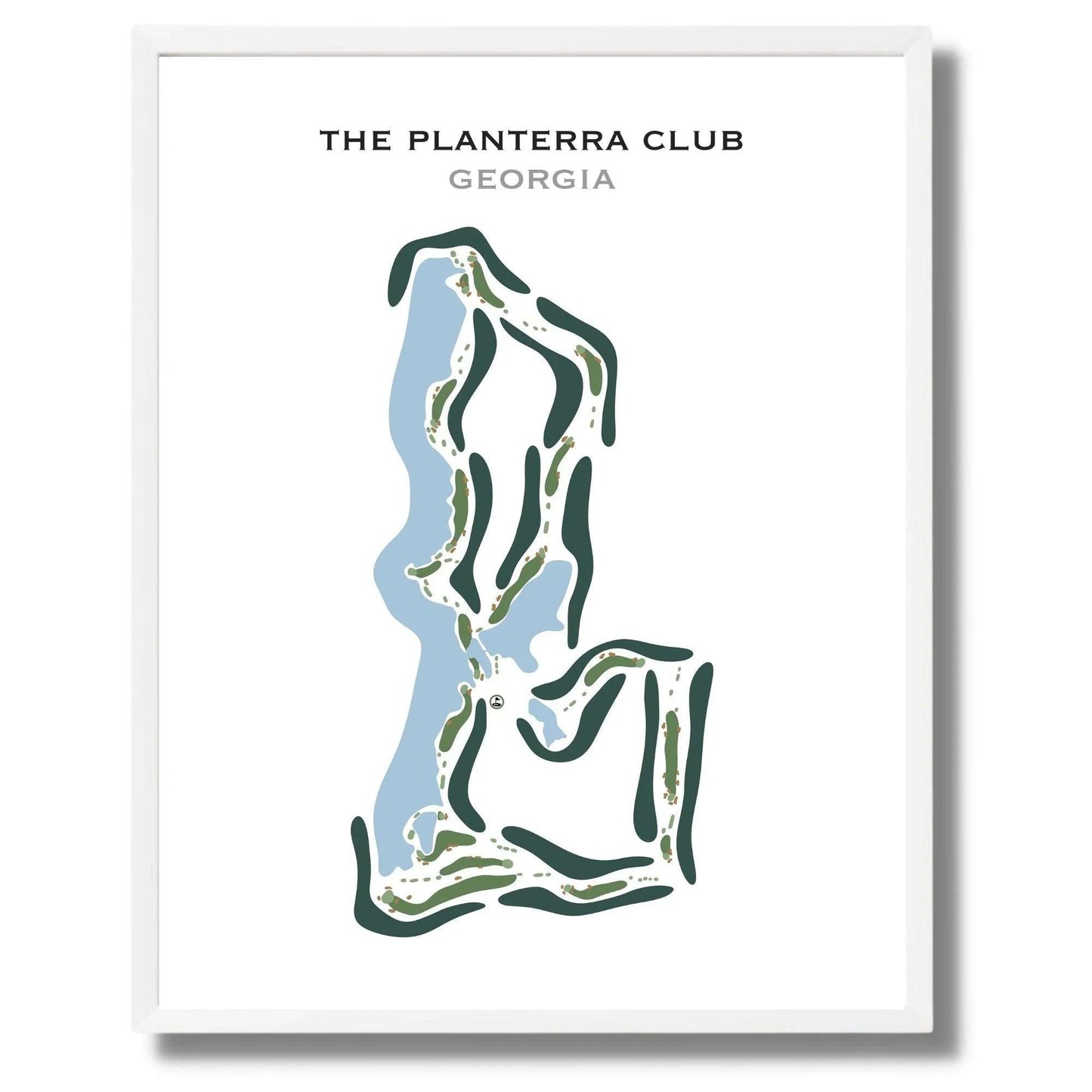 The Planterra Club, Georgia - Printed Golf Course