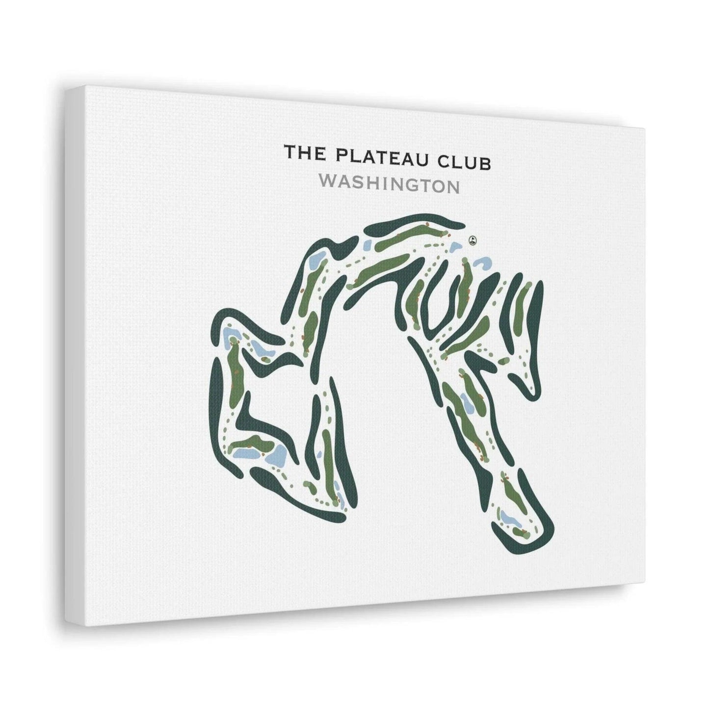 The Plateau Club, Washington - Printed Golf Course
