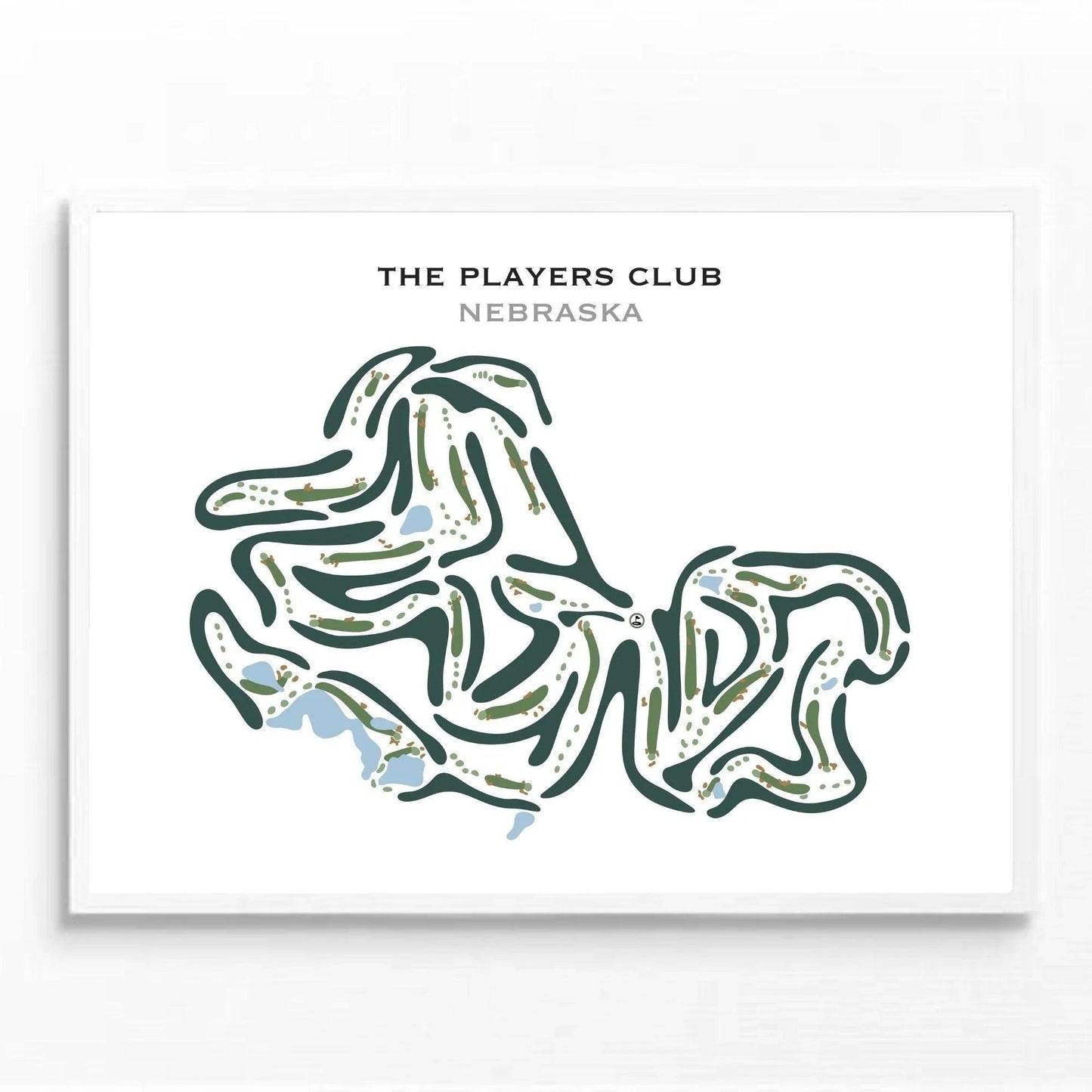 The Players Club, Nebraska - Printed Golf Courses