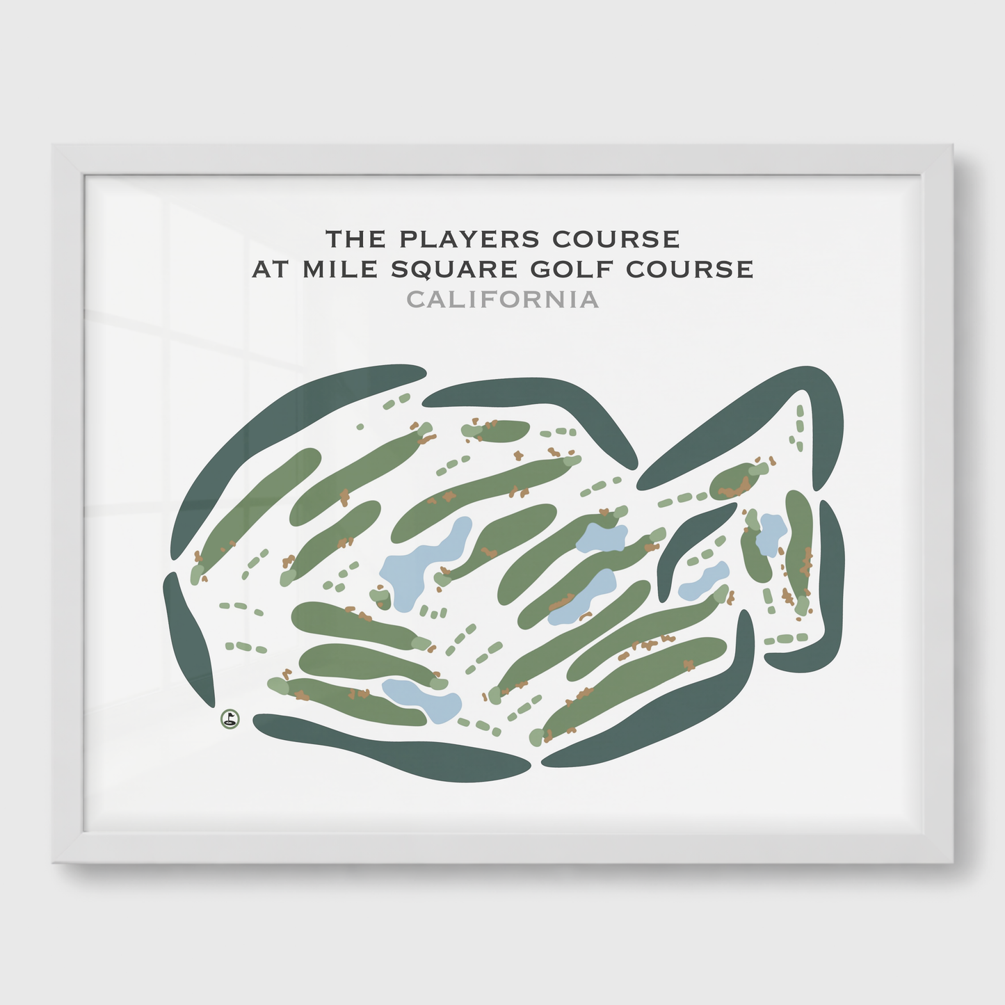 The Players Course at Mile Square Golf Course, California - Printed Golf Courses
