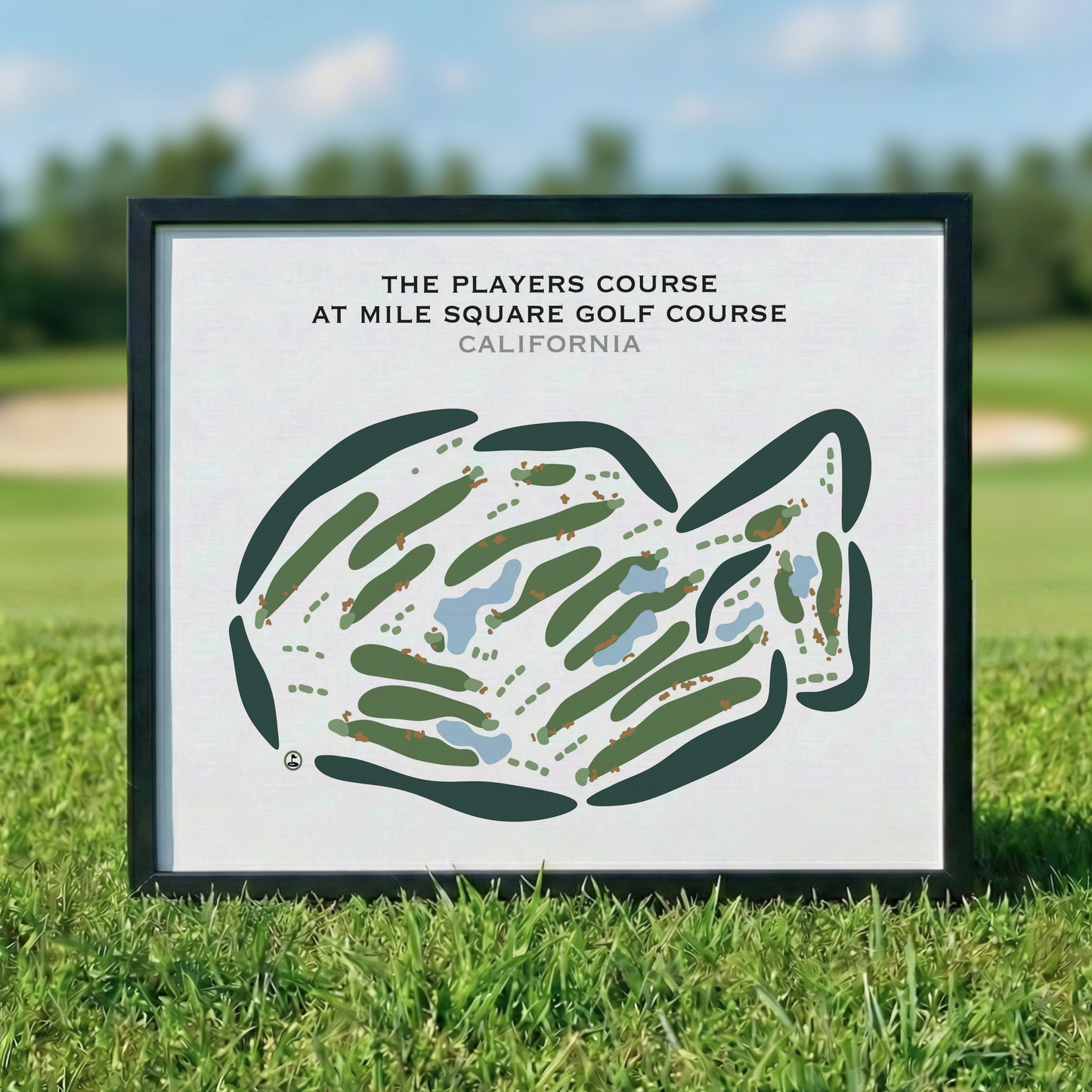 The Players Course at Mile Square Golf Course, California - Printed Golf Courses