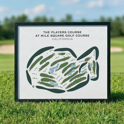 The Players Course at Mile Square Golf Course, California - Printed Golf Courses
