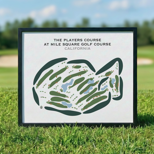 The Players Course at Mile Square Golf Course, California - Printed Golf Courses