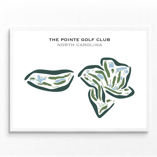 The Pointe Golf Club, North Carolina - Printed Golf Courses