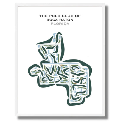 The Polo Club of Boca Raton, Florida - Printed Golf Courses