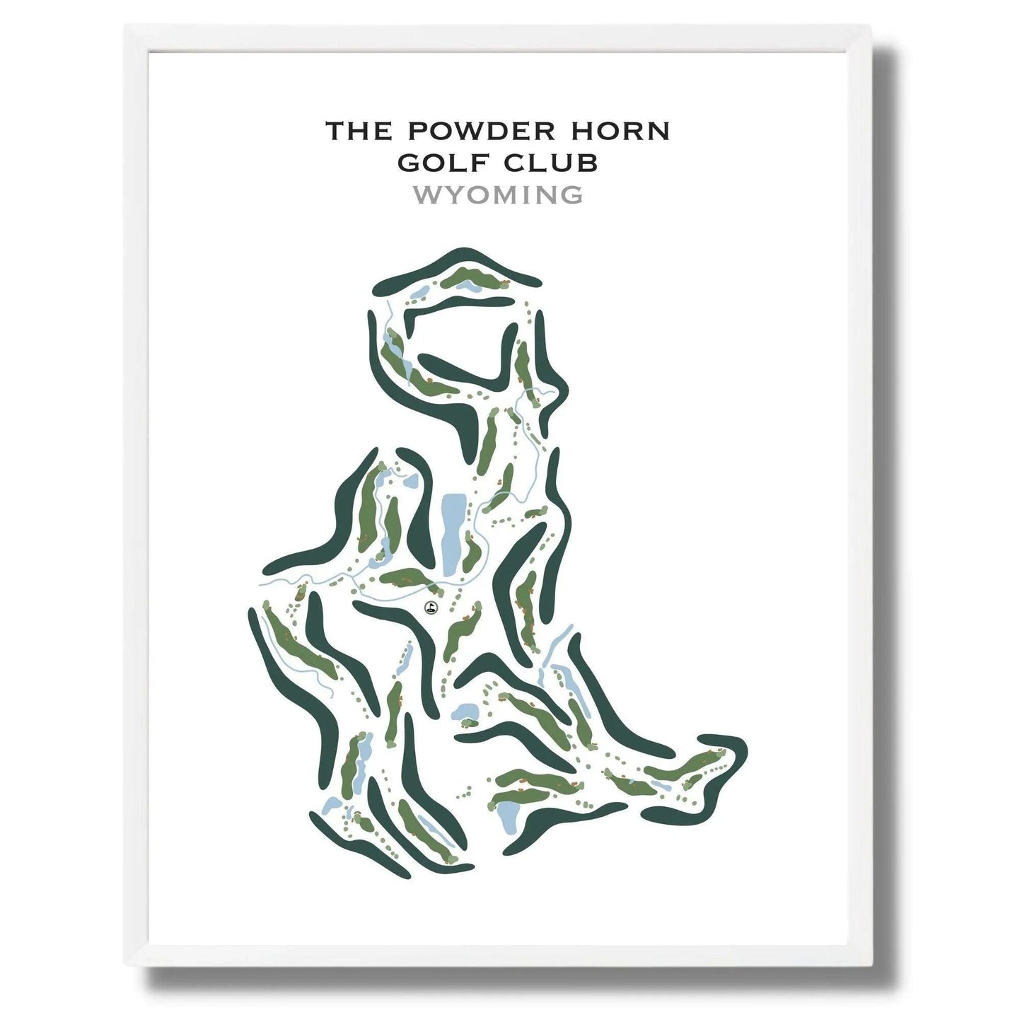 The Powder Horn Golf Club, Wyoming - Printed Golf Course
