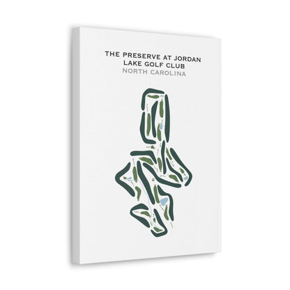 The Preserve At Jordan Lake Golf Club, North Carolina - Printed Golf Courses