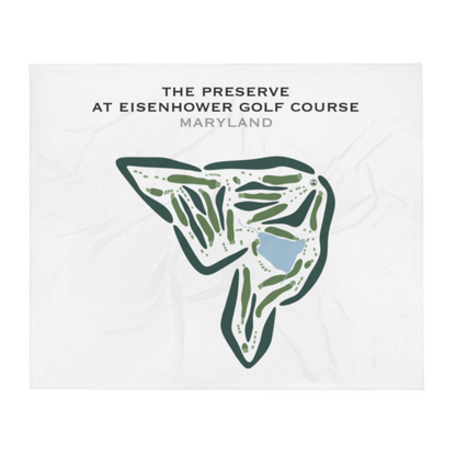 The Preserve at Eisenhower Golf Course, Maryland - Printed Golf Courses