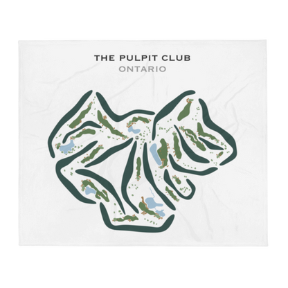 The Pulpit Club, Ontario, Canada - Printed Golf Courses