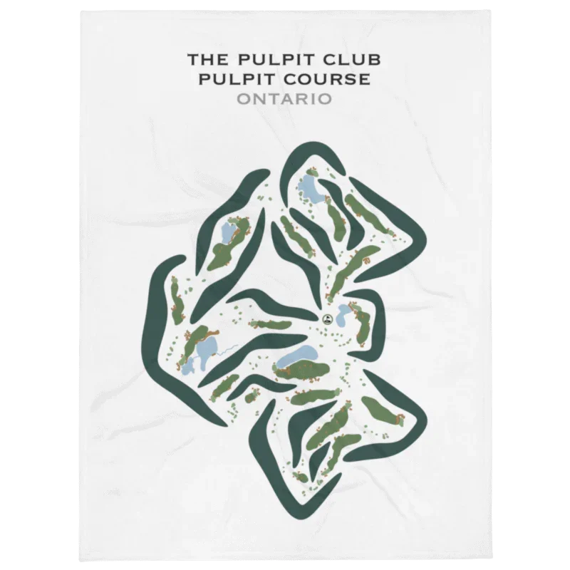 The Pulpit Club - Pulpit Course, Canada - Printed Golf Courses