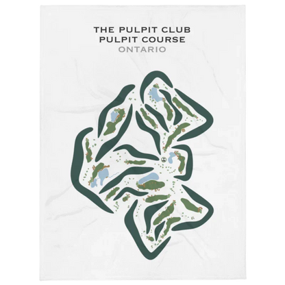 The Pulpit Club - Pulpit Course, Canada - Printed Golf Courses