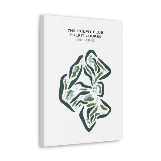 The Pulpit Club - Pulpit Course, Canada - Printed Golf Courses
