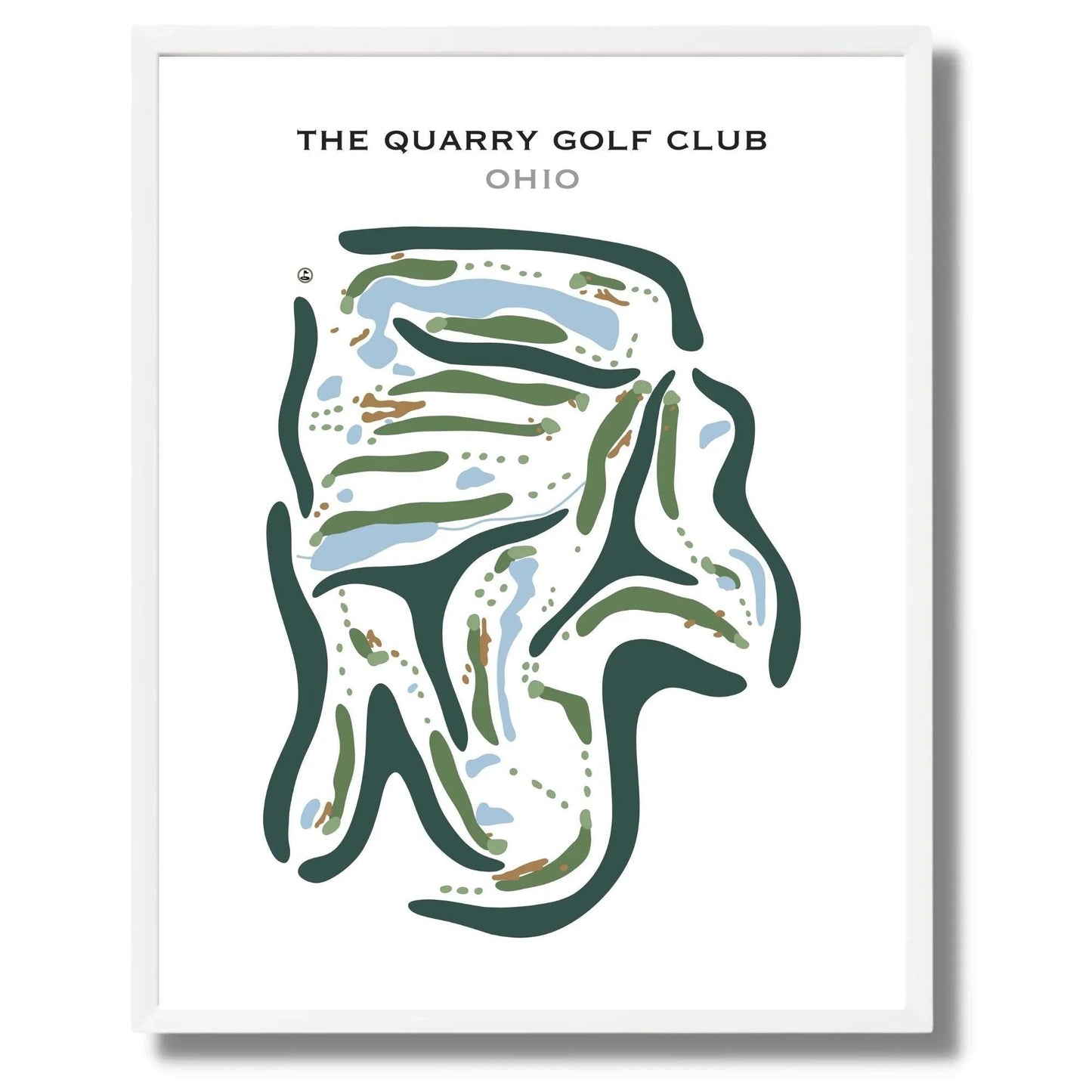The Quarry Golf Club, Ohio - Printed Golf Courses
