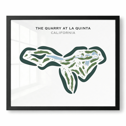 The Quarry at La Quinta, California - Printed Golf Courses