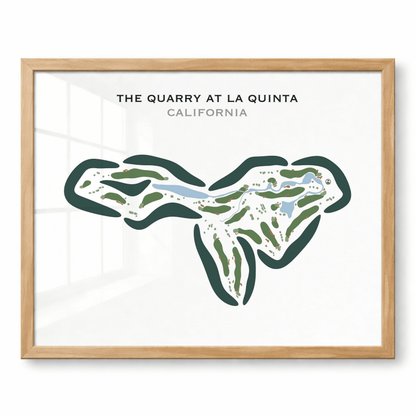 The Quarry at La Quinta, California - Printed Golf Courses