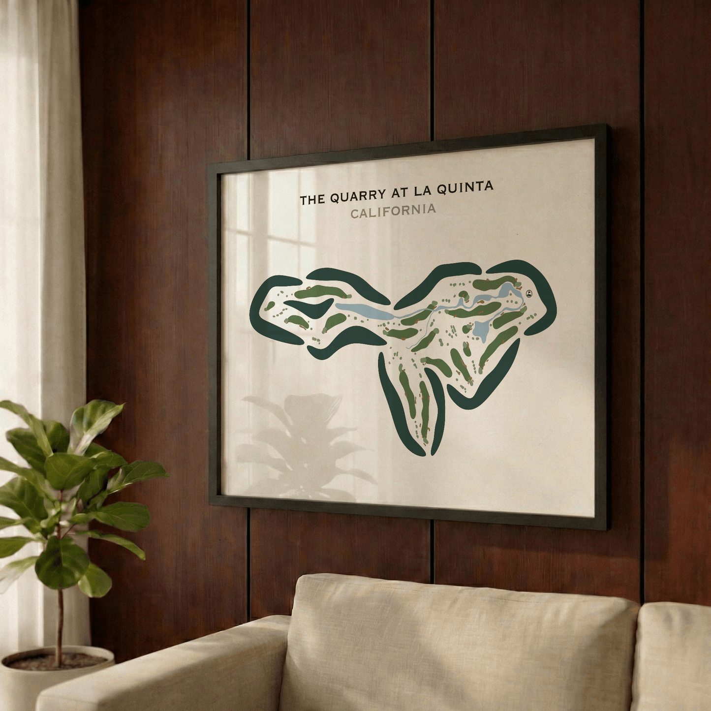 The Quarry at La Quinta, California - Printed Golf Courses