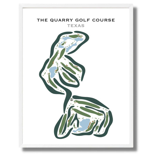 The Quarry Golf Course, Texas - Printed Golf Courses