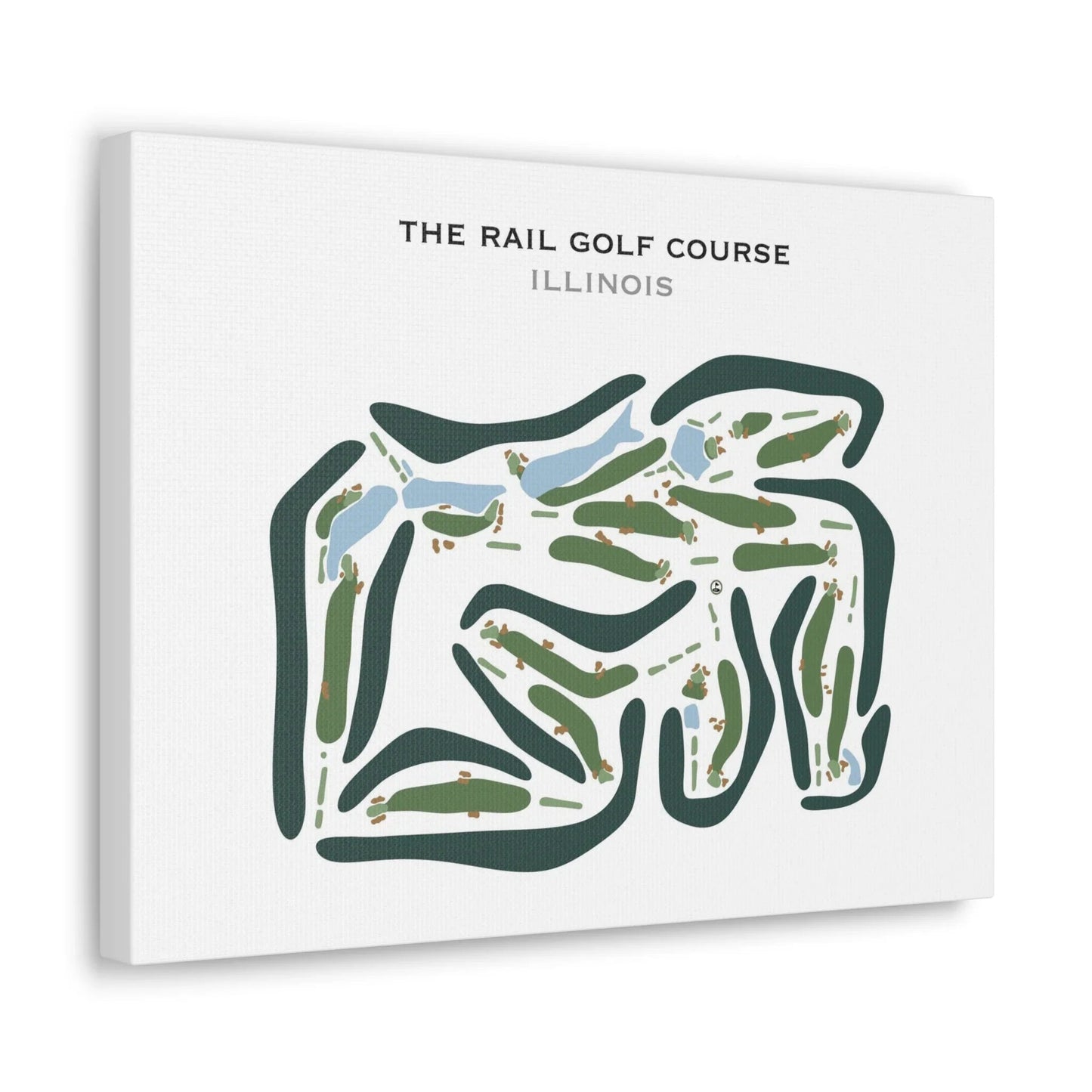 The Rail Golf Course, Illinois - Printed Golf Courses