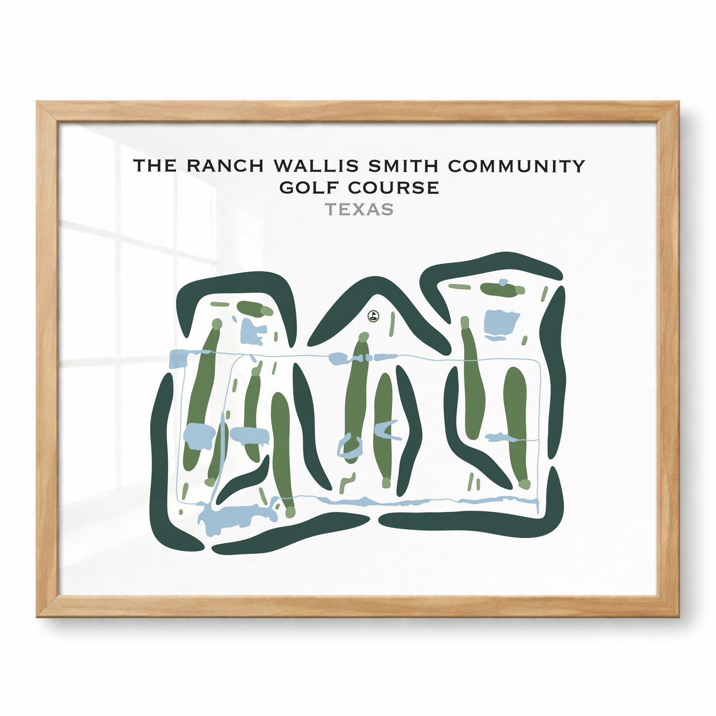 The Ranch Wallis Smith Community Golf Course, Texas - Printed Golf Courses