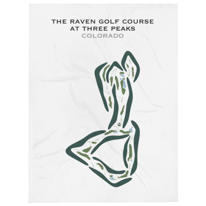 Raven Golf Club At Three Peaks, Colorado - Printed Golf Courses