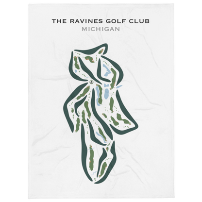 The Ravines Golf Club, Michigan - Printed Golf Courses