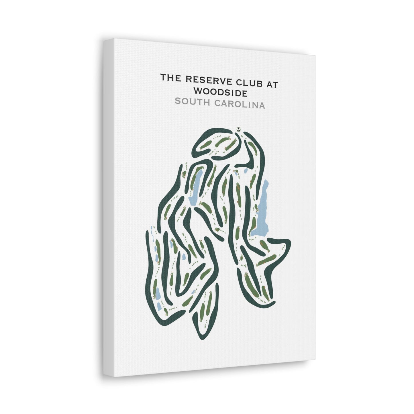 The Reserve Club At Woodside, South Carolina - Printed Golf Courses