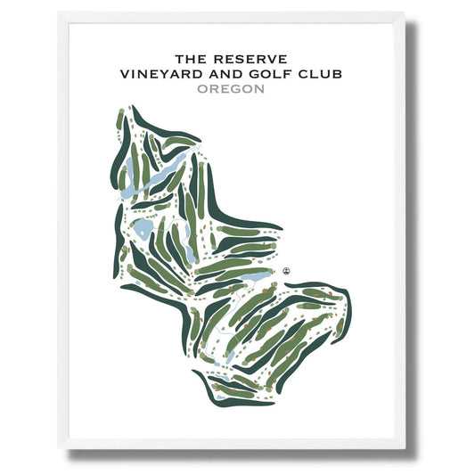The Reserve Vineyard and Golf Club, Oregon - Printed Golf Courses