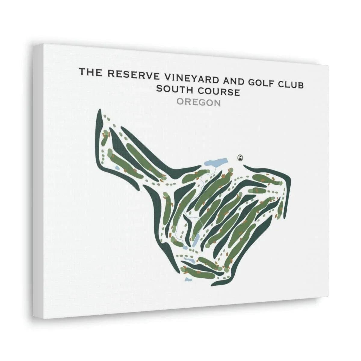 The Reserve Vineyard and Golf Club, South Course, Oregon - Printed Golf Courses